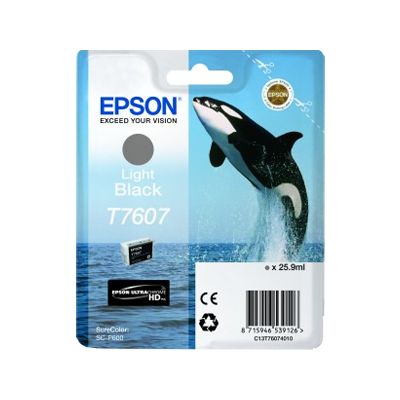 Epson T7607 Negro Light Cartucho de Tinta Original - C13T76074010