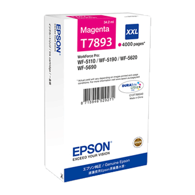 Epson T7893 Magenta Cartucho de Tinta Original - C13T789340