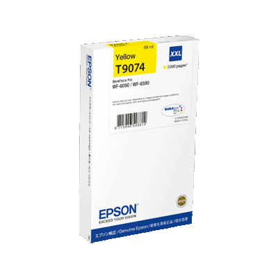 Epson T9074 Amarillo Cartucho de Tinta Original - C13T907440
