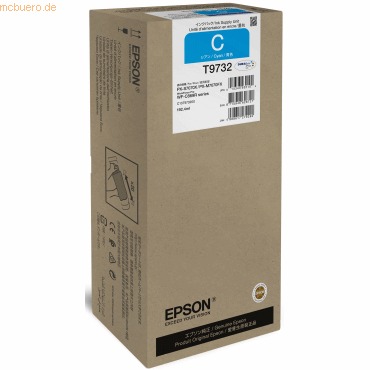 Epson T9732 Cyan Cartucho de Tinta Original - C13T973200
