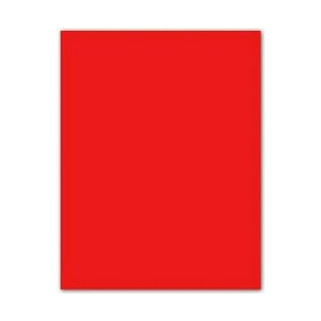 Canson Guarro Pack de 25 Cartulinas Iris de 185g - 50x65cm - Color Rojo
