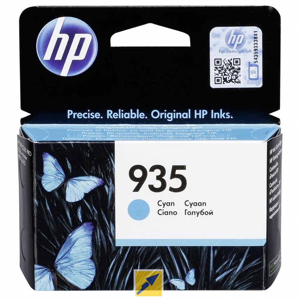 HP 935 Cyan Cartucho de Tinta Original - C2P20AE