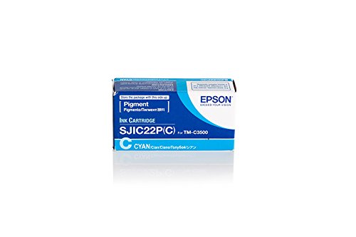 Epson SJIC22P Cyan Cartucho de Tinta Original - C33S020602/SJIC22P(C)