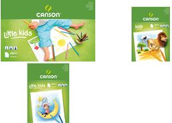 Canson Kids Dibujo Bloc Encolado de 30 Hojas A4 - 21x29.7cm - 90g - Color Blanco