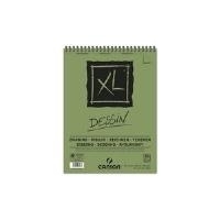 Canson XL Dessin Ligero Bloc de Dibujo con 50 Hojas A4 - Espiral Microperforado - 21x29.7cm - 160g - Color Blanco
