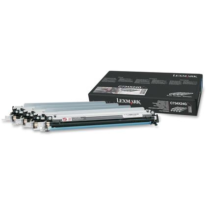 Lexmark C734X24G Pack de 4 Unidades de Tambor de Imagen Original Negro, Cian, Amarillo y Magenta - C734X24G