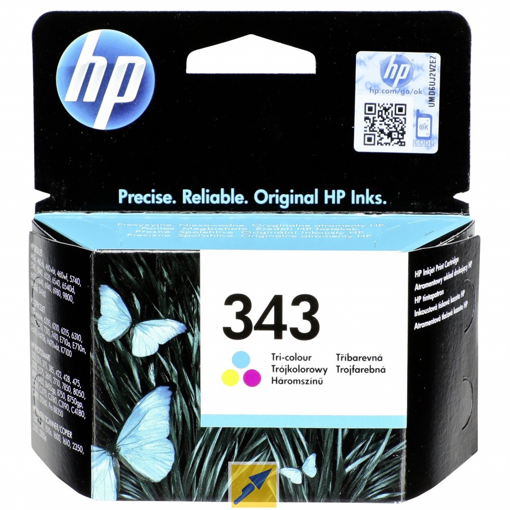 HP 343 Color Cartucho de Tinta Original - C8766EE