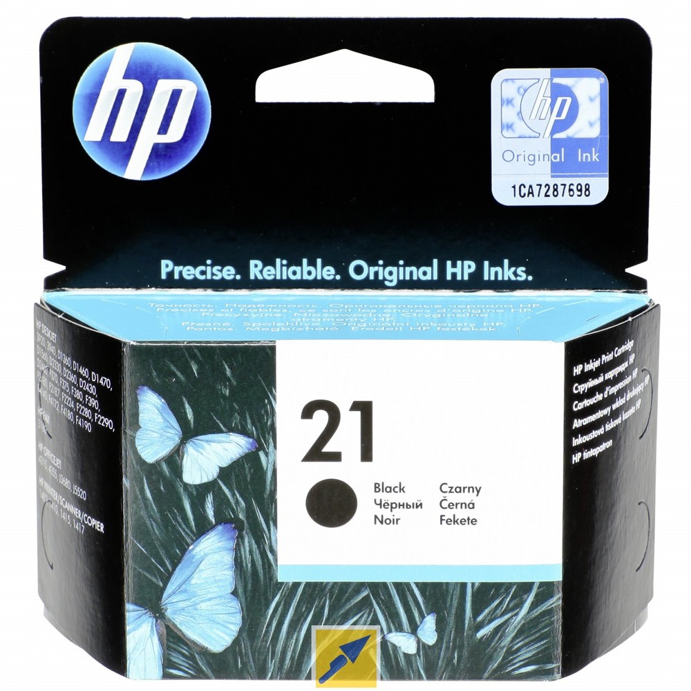 HP 21 Negro Cartucho de Tinta Original - C9351AE