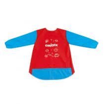 Carioca Delantal Baby 5-8 Años - Impermeable - Manga Larga - Bolsillos - Lavable a Maquina - Cierre con Velcro - Zona para Nombre - Color Varios