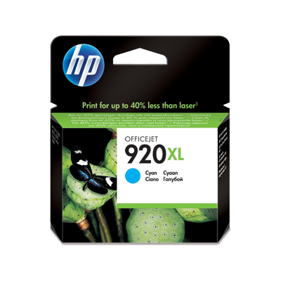 HP 920XL Cyan Cartucho de Tinta Original - CD972AE