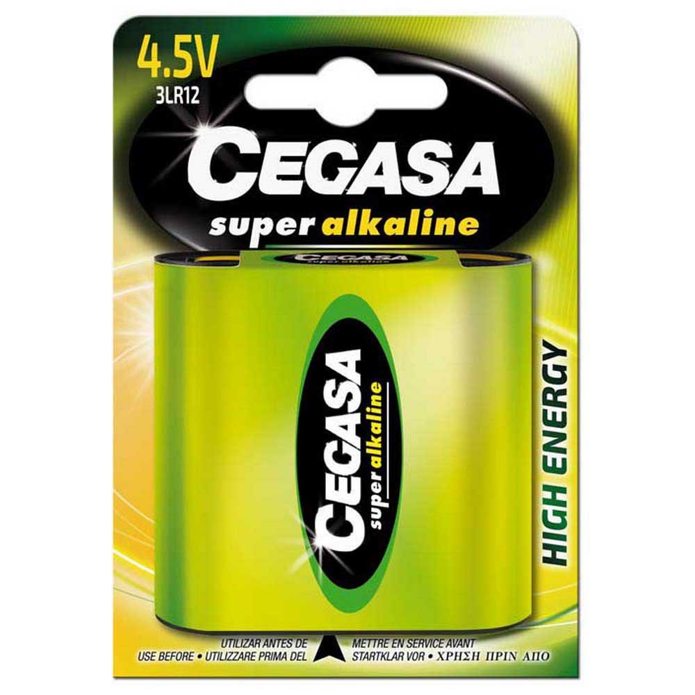 Cegasa Super Alkaline Pack de 1 Pila 3LR12 4.5V - Alta Tecnologia - Fiabilidad - Elevado Rendimiento - Maximas Prestaciones
