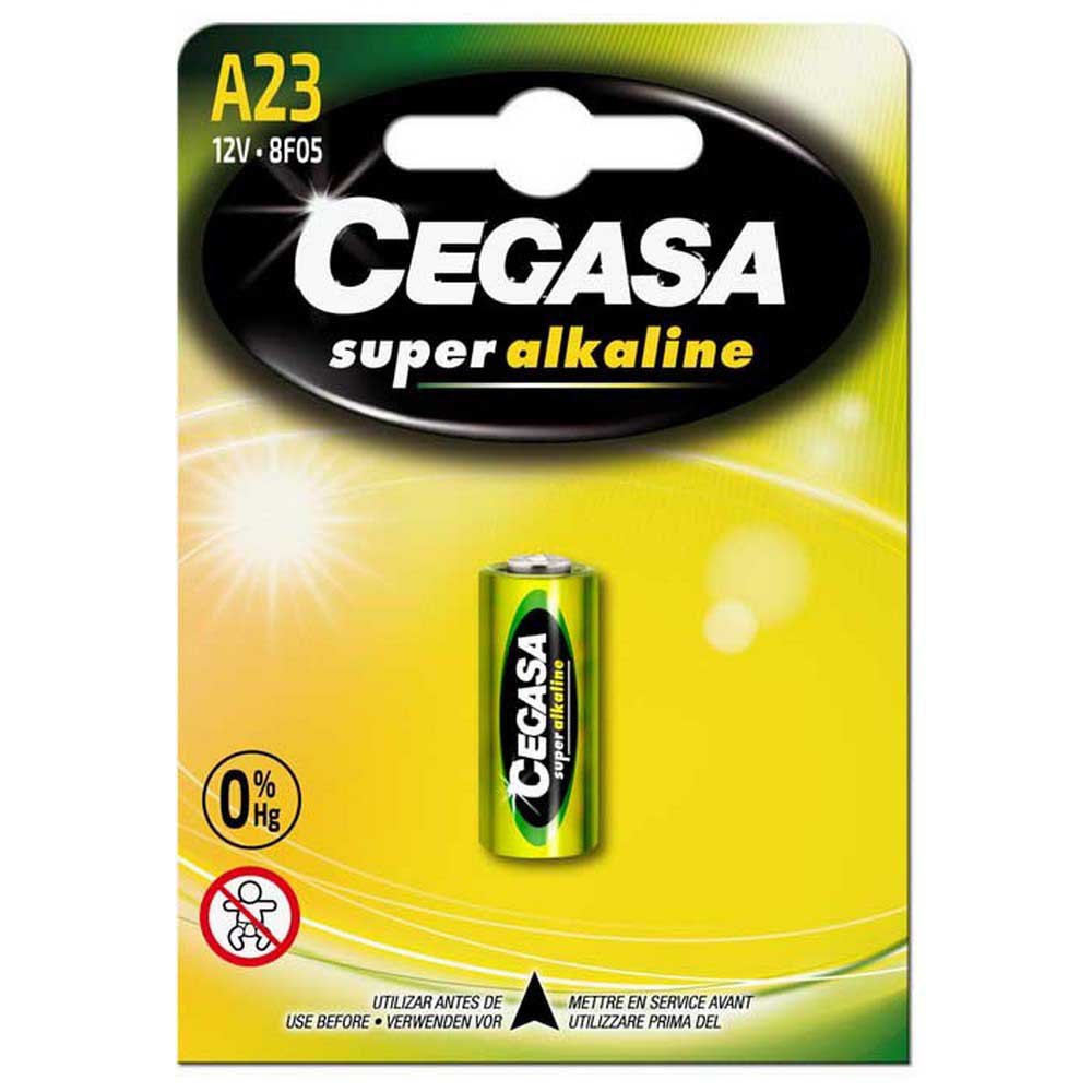 Cegasa Super Alcalina 8F05 Pack de 1 Pila A23 12V - Alta Tecnologia - Fiabilidad - Elevado Rendimiento - Maximas Prestaciones