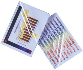 GBC HiClear Paquete de 100 Portadas de Encuadernar A4 - 180 Micras - Transparentes