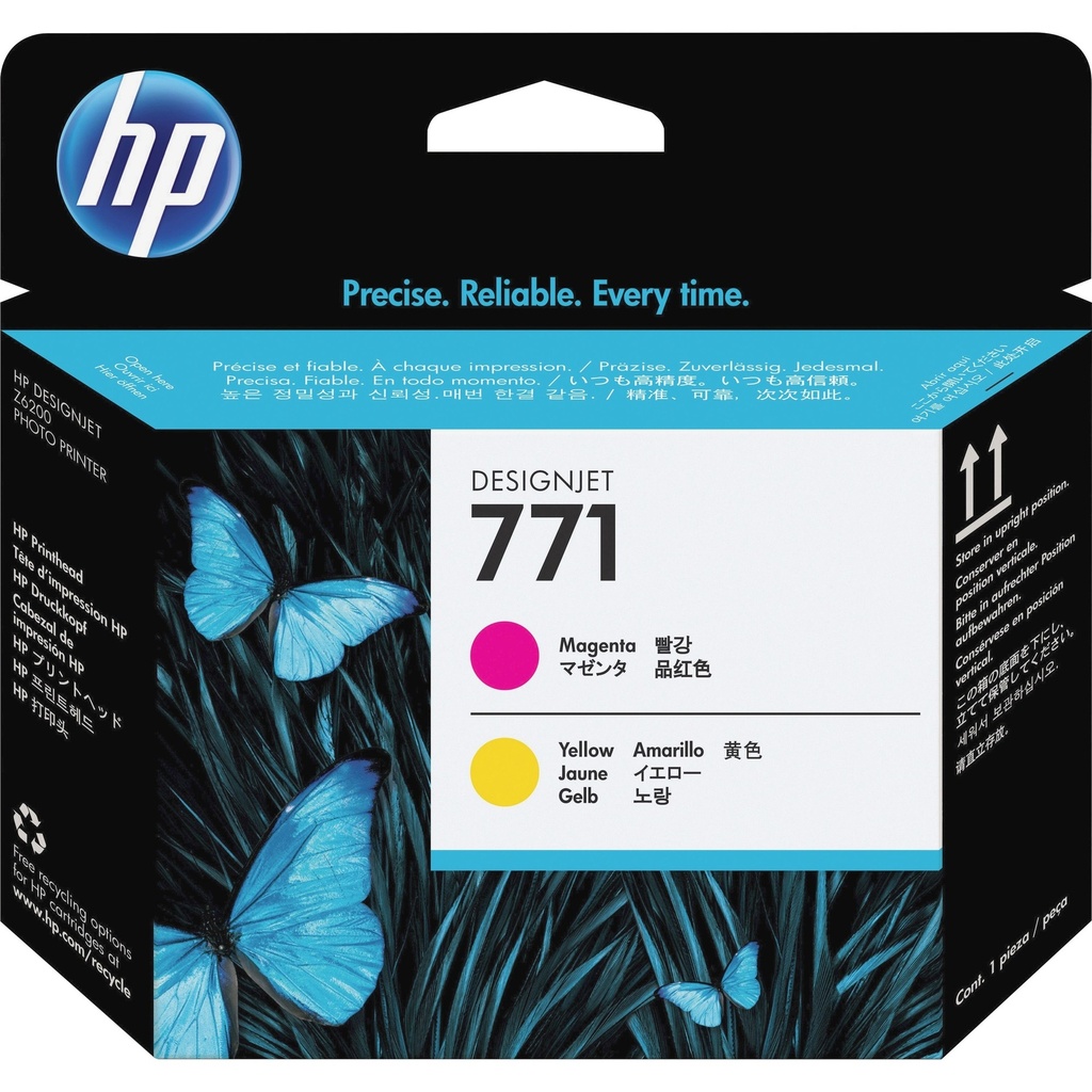 HP 771 Cabezal de Impresion Original - Magenta, Amarillo - CE018A