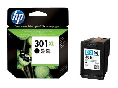 HP 301XL Negro Cartucho de Tinta Original - CH563EE