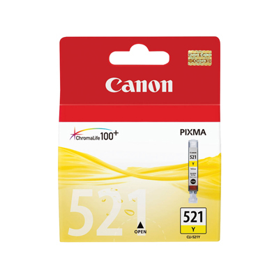 Canon CLI521 Amarillo Cartucho de Tinta Original - 2936B001