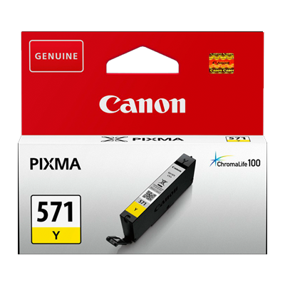Canon CLI571 Amarillo Cartucho de Tinta Original - 0388C001