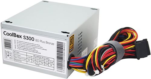 Coolbox FA300SBZ 80 Plus Bronze Fuente de Alimentacion 300W SFX - PFC Activo - Ventilador 80mm