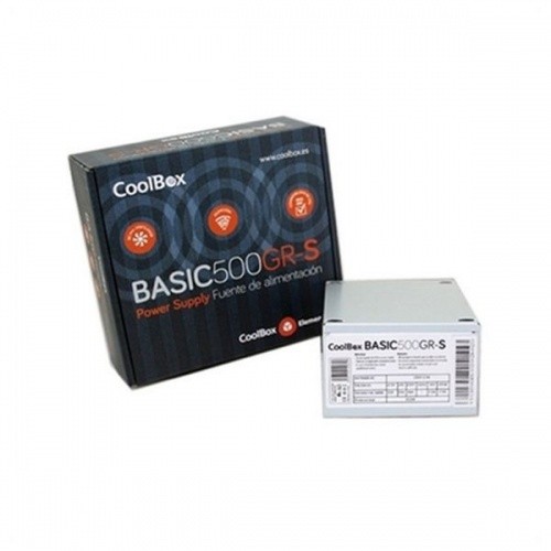 CoolBox BASIC500GR-S Fuente de Alimentacion 500W SFX - Ventilador 80mm