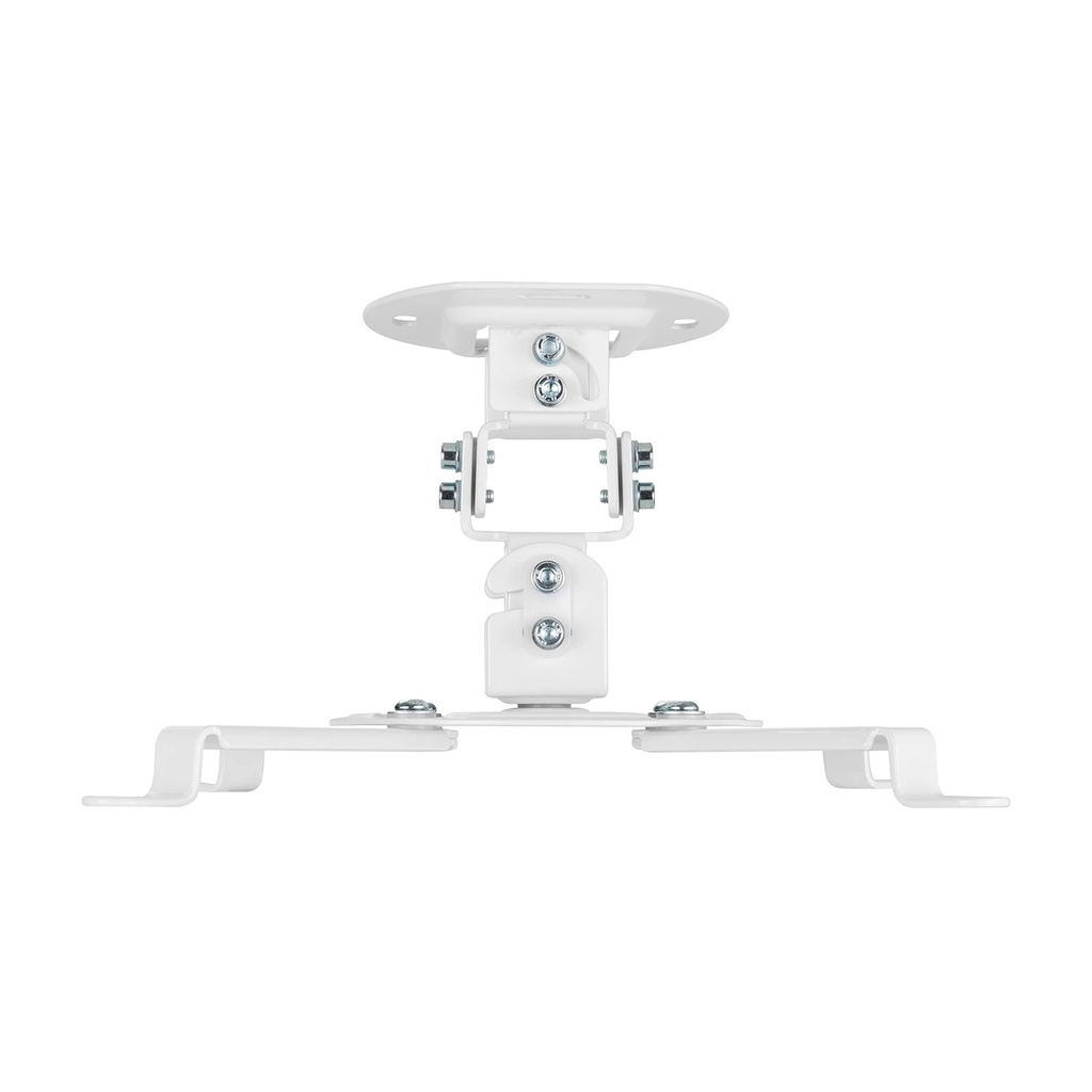 Aisens Soporte Universal Giratorio - Inclinable de Techo para Proyector - Hasta 13.5Kg - Color Blanco