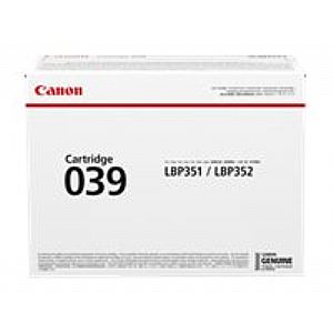Canon 039 Negro Cartucho de Toner Original - 0287C001