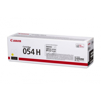 Canon 054H Amarillo Cartucho de Toner Original - 3025C002
