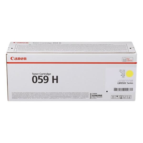 Canon 059H Amarillo Cartucho de Toner Original - 3624C001