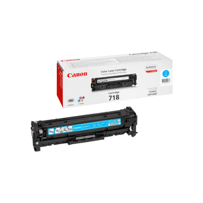 Canon 718 Cyan Cartucho de Toner Original - 2661B002