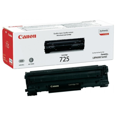 Canon 725 Negro Cartucho de Toner Original - 3484B002