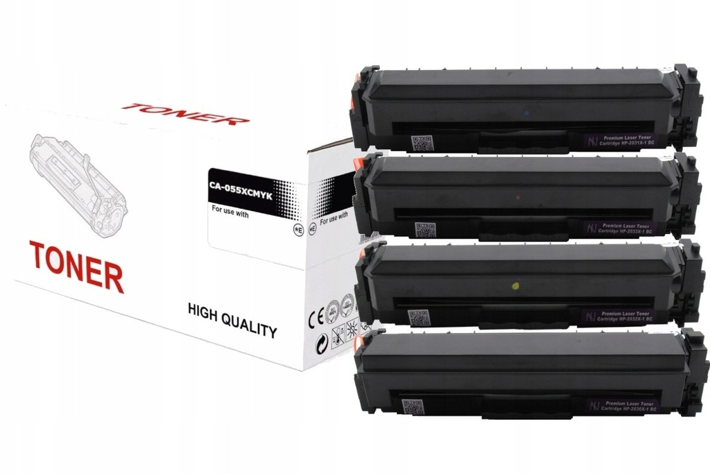 NO CHIP - Canon 055H Negro Cartucho de Toner Generico - Reemplaza 3020C002/3016C002
