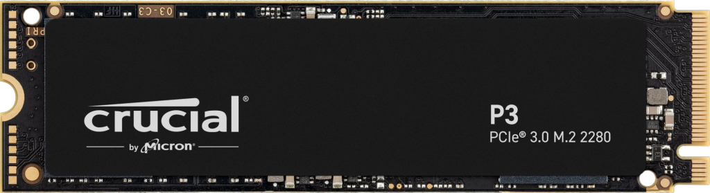 Crucial P3 Disco Duro Solido SSD 1TB 3D NAND M2 NVMe PCIe 3.0