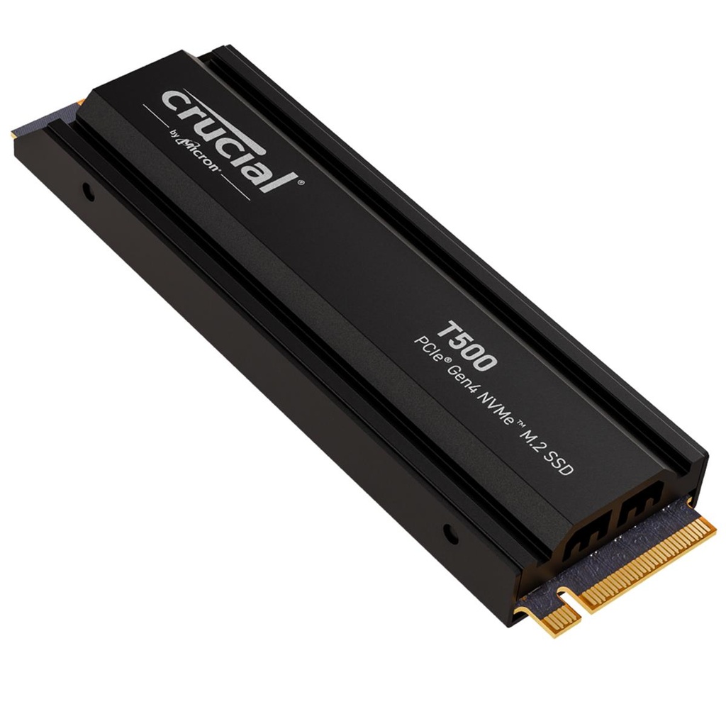 Crucial T500 Disco Duro Solido SSD 1TB M2 2280 PCIe NVMe 4.0 x4 Heatsink