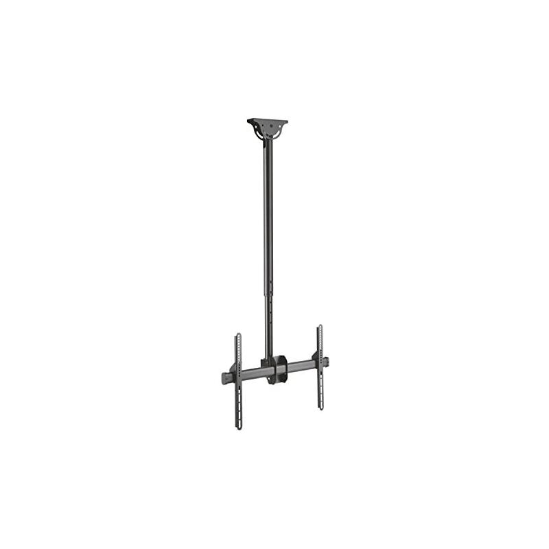 Aisens Soporte de Techo Giratorio - Inclinable - Extensible y Nivelable (TV 37?-70?) - Color Negro