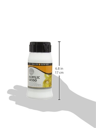 Daler Rowney Simply Bote de Imprimador de Yeso 500ml - Color Blanco
