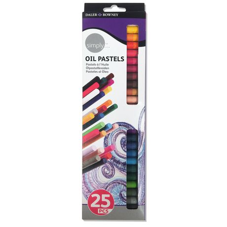 Daler Rowney Pack de 25 Pasteles Blandos - Para Amplia Variedad de Superficies - Facil de Usar - Colores Surtidos