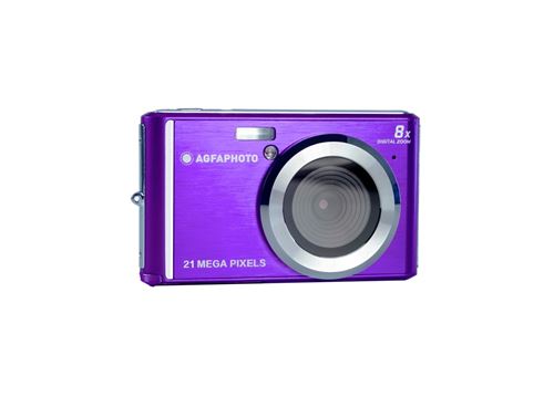 Agfaphoto DC5200 Camara Digital -  Sensor CMOS - Zoom Optico 8x - Color Lila