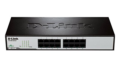 D-Link Switch 16 Puertos 10/100 Mbps no Gestionable