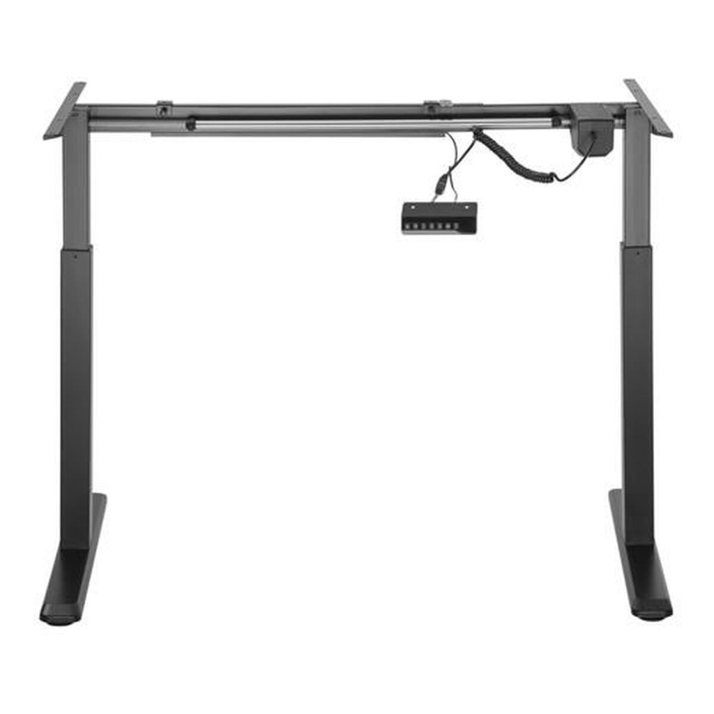 Aisens Bastidor de Escritorio Motorizado - Altura Ajustable con Panel de Control - 80KG - Color Negro