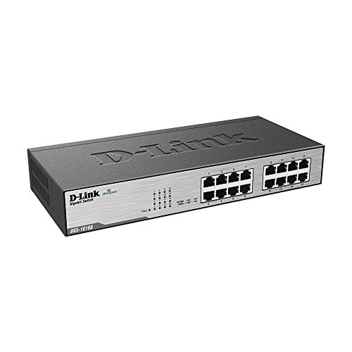 D-Link Switch 16 Puertos Gigabit 10/100/1000 Mbps