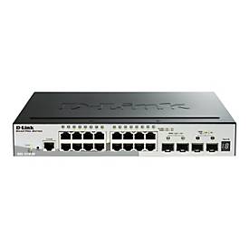 D-Link Switch Semigestionable 16 Puertos Gigabit + 2 Puertos Giga Combo + 2 Puertos 10G SFP+