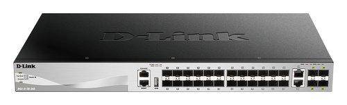 D-Link Switch Gestionable L3 24P SFP + 2P 10G + 4P 10G SFP+
