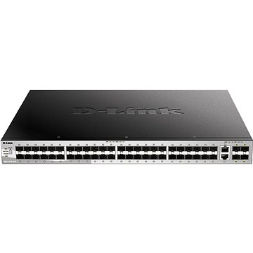 D-Link Switch Gestionable L3 48 Puertos SPF + 2 Puertos 10G + 4 Puertos 10G SFP+