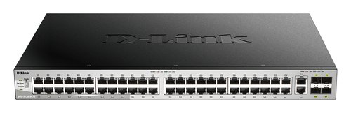 D-Link Switch Gestionable L3 48 Puertos Gigabit + 2 Puertos 10GBASE-T + 4 Puertos 10G SFP