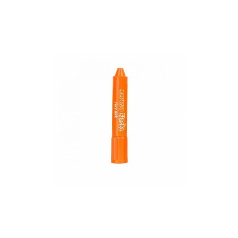 Alpino Fiesta Face Stick Pack con 6 Barritas de Pintura Facial - Sistema Retractil Giratorio - Se Lava con Agua - Testado Dermatologicamente - Color Naranja