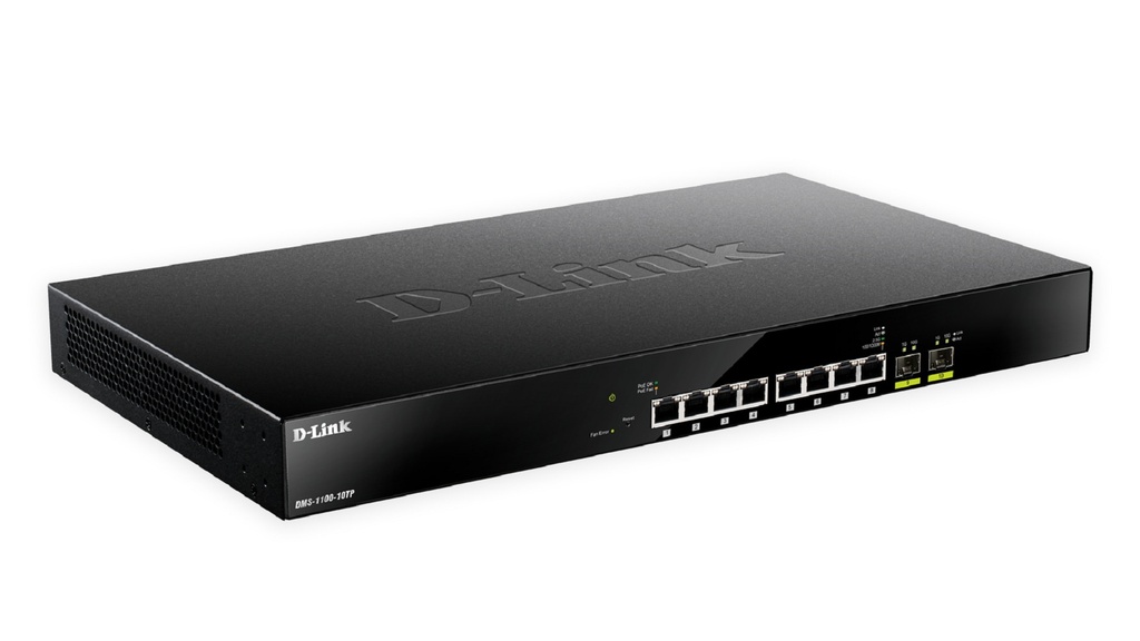D-Link Switch Semigestionable 8 Puertos 2.5G + 2 Puertos 10G/1G PoE