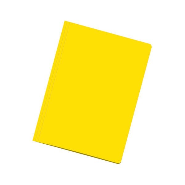 Dohe Pack de 50 Subcarpetas de Cartulina de 180gr A4 - Con Ranura para Fastener - Resistente y Duradera - Ideal para Organizar Documentos - Color Amarillo