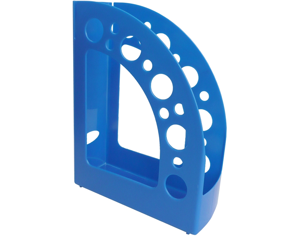 Dohe +Mab Revistero de Poliestireno de Alta Calidad - Medidas 80x318x245mm - Material 100% Reciclable - Color Azul