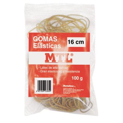 Dohe Gomas de Latex - Longitud 16cm - Gran Resistencia y Elasticidad - Bolsa de 100gr