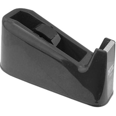 Dohe Portarrollos para Cintas Adhesivas de hasta 19mm y 66 Metros - Cilindro Extraible y Base Antideslizante - Cuchilla Metalica de Corte
