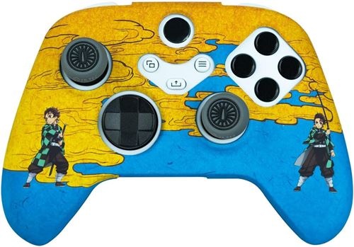 FR-TEC Demon Slayer Kimetsu No Yaiba Tanjiro Kamado Pack para Mando Xbox de Carcasa Rigida + Grips